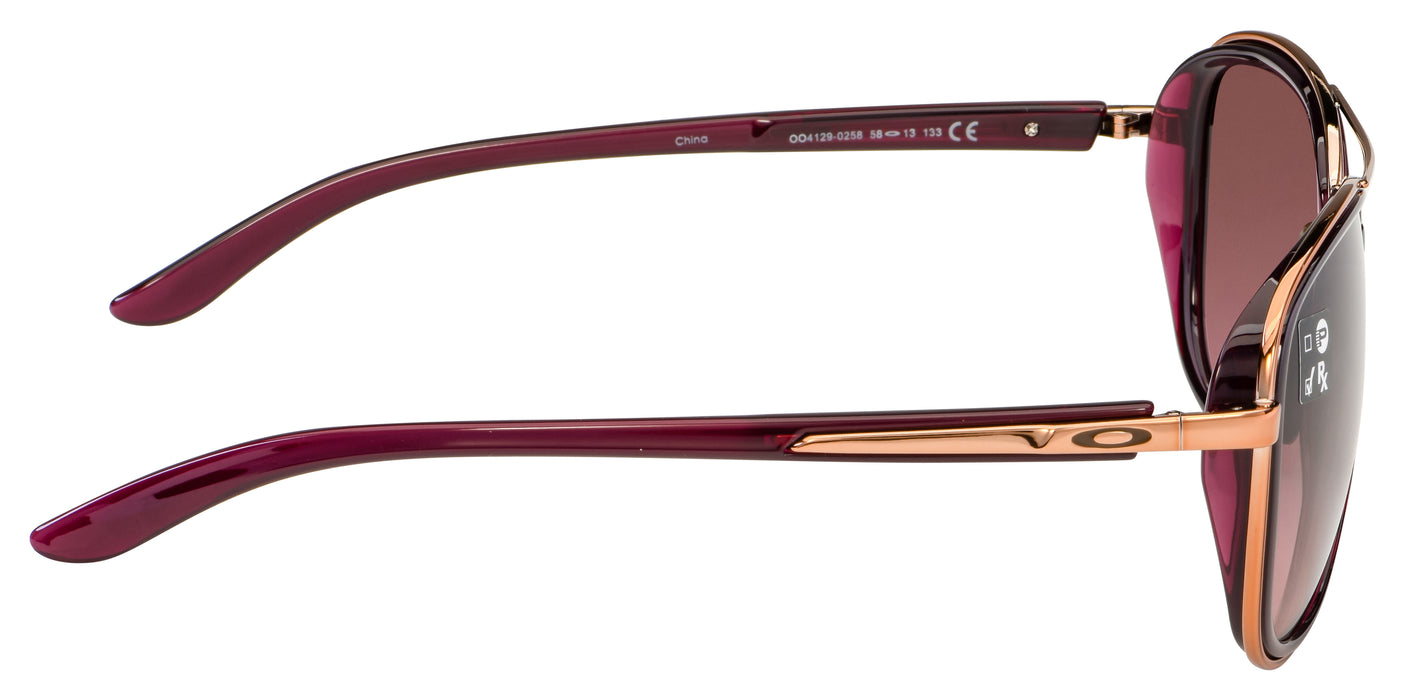 OAKLEY SPLIT TIME RASPBERRY GOLD W/ G40 BLK GRAD SUNGLASSES