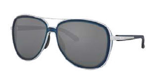 Oakley Split Time Transparent Blue with Prizm Black Sunglasses