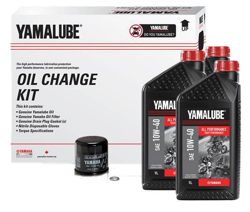 Yamalube 10W-40 ATV / UTV All Performance Oil Change Kit (3L)