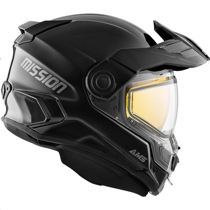 CKX Mission AMS Fiberglass Solid Helmet with Double Lens