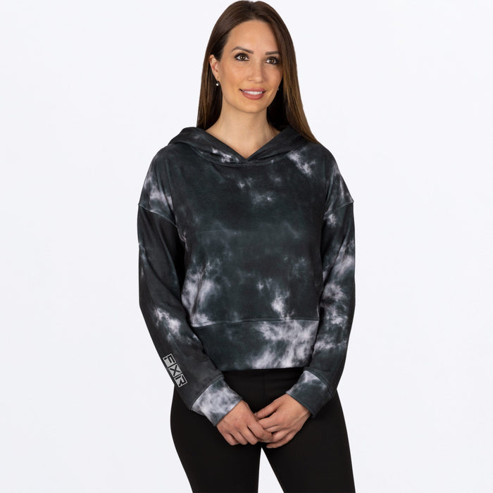 FXR Womens Balance Cropped Pullover Hoodie