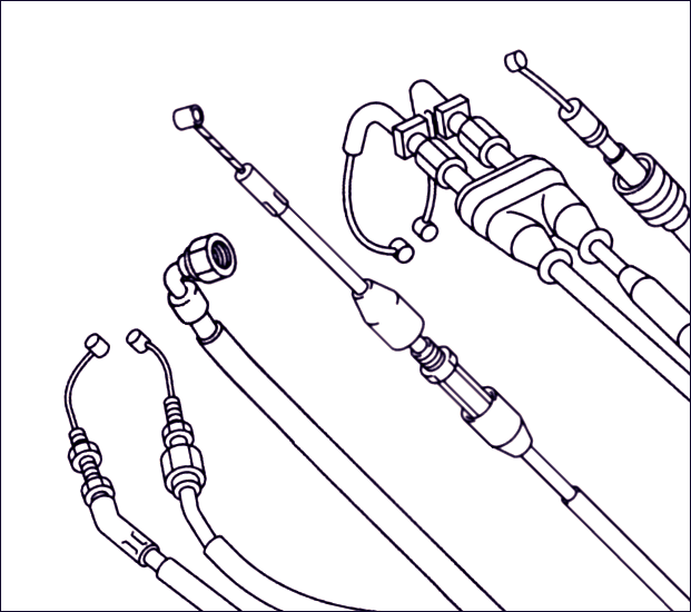 Suzuki OEM GSXR600 Starter Cable 58410-39F00