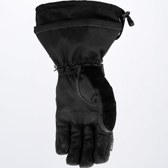 FXR Mens Hybrid Helium Leather Gauntlet Glove