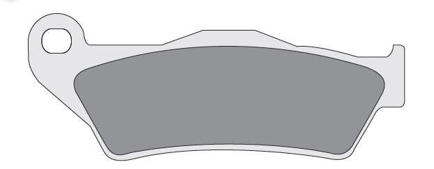 DP Brakes Standard Sintered Metal Brake Pads 132677