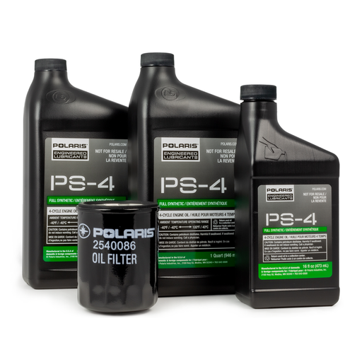 Polaris ATV / UTV 5W-50 4-Cycle Full Synthetic PS-4 Oil Change Kit (2.5 quarts)