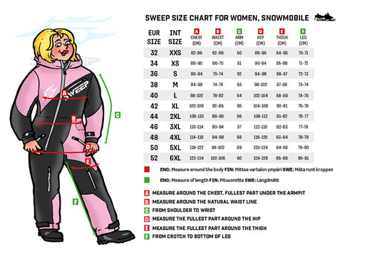Sweep Womens Insulated Snowcore Evo 3.0 Monosuit