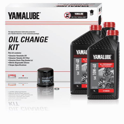 Yamalube 10W-40 Grizzly / Kodiak 2016-2018 All Performance Oil Change Kit (3L)